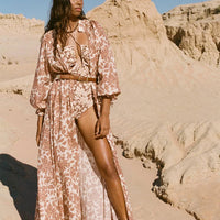 Milano Maxi Dress Walnut