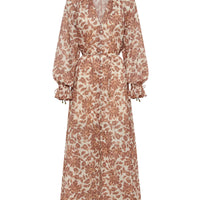 Milano Maxi Dress Walnut