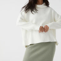 IRIS KNIT SWEATER - CREAM