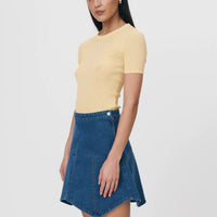 Paloma Organic Mini Skirt Classic Denim