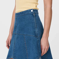 Paloma Organic Mini Skirt Classic Denim