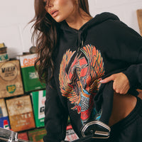 THE BRENDA ENERGY HOODIE BLACK