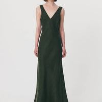 Regina Midi Dress Olive