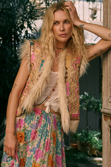 Rue Embroidered Vest Eclectic