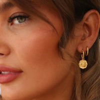 Hannah Hoops in Gold