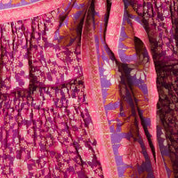 Sienna Cropped Blouse Fuchsia