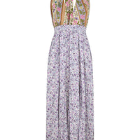 Sienna Halter Maxi Dress Lilac