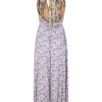 Sienna Halter Maxi Dress Lilac