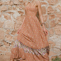 Sienna Strappy Maxi Dress Clay