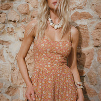 Sienna Strappy Maxi Dress Clay