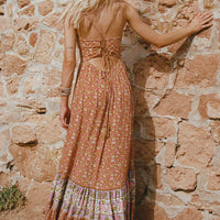 Sienna Strappy Maxi Dress Clay
