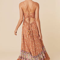 Sienna Strappy Maxi Dress Clay