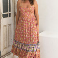 Sienna Strappy Maxi Dress Clay