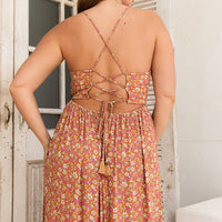 Sienna Strappy Maxi Dress Clay