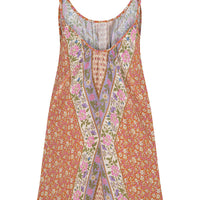 Sienna Strappy Mini Dress Clay