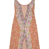 Sienna Strappy Mini Dress Clay