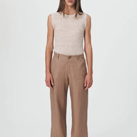 SKY STRAIGHT PANTS HAZELNUT