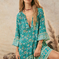 Elysian Tunic Dress Jade