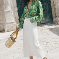 Eve Denim Skirt Salt