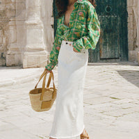 Eve Denim Skirt Salt