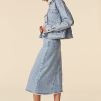 Eve Denim Skirt Sun Washed Blue