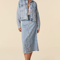 Eve Denim Skirt Sun Washed Blue