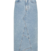 Eve Denim Skirt Sun Washed Blue