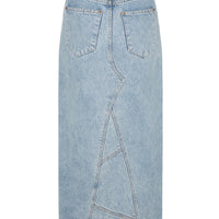 Eve Denim Skirt Sun Washed Blue