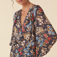 Flora Blouse Mystic