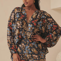 Flora Blouse Mystic