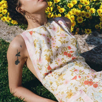 Flora Linen Jumpsuit Pastel