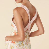 Flora Linen Jumpsuit Pastel