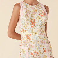 Flora Linen Jumpsuit Pastel