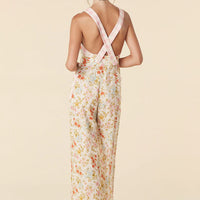 Flora Linen Jumpsuit Pastel