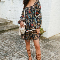 Flora Tunic Dress Mystic
