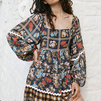 Flora Tunic Dress Mystic