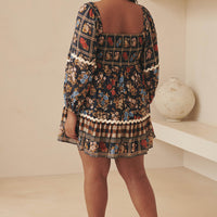 Flora Tunic Dress Mystic