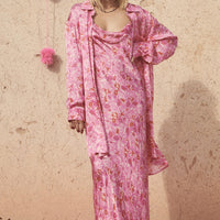 ISLAMORADA BIAS STRAPPY MAXI DRESS CANYON ROSE