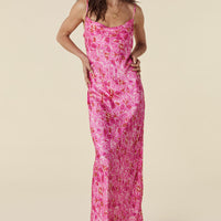 ISLAMORADA BIAS STRAPPY MAXI DRESS CANYON ROSE