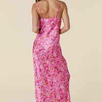 ISLAMORADA BIAS STRAPPY MAXI DRESS CANYON ROSE