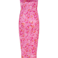 ISLAMORADA BIAS STRAPPY MAXI DRESS CANYON ROSE
