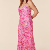 ISLAMORADA BIAS STRAPPY MAXI DRESS CANYON ROSE