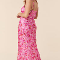ISLAMORADA BIAS STRAPPY MAXI DRESS CANYON ROSE