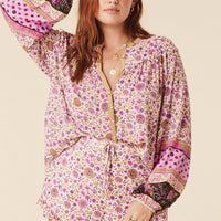 LADY UNTAMED BLOUSE LAVENDER