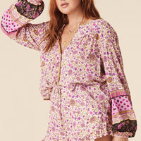 LADY UNTAMED BLOUSE LAVENDER