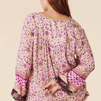 LADY UNTAMED BLOUSE LAVENDER