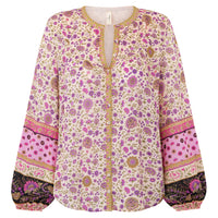 LADY UNTAMED BLOUSE LAVENDER
