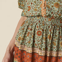 LADY UNTAMED MINI DRESS MATCHA