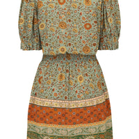 LADY UNTAMED MINI DRESS MATCHA
