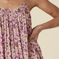 LADY UNTAMED STRAPPY MAXI DRESS LAVENDER